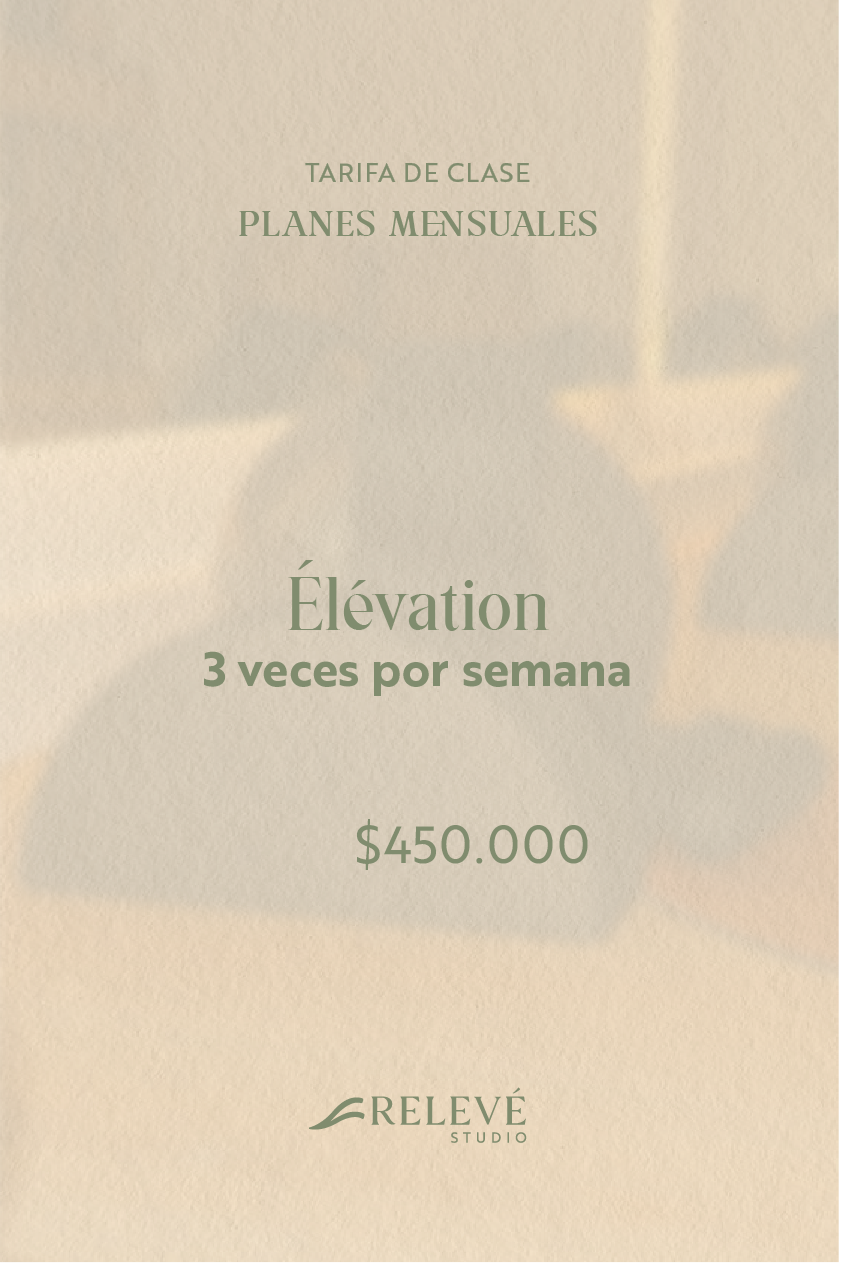 Plan Élévation — 3 veces por semana