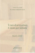 Plan Transformation — 4 veces por semana