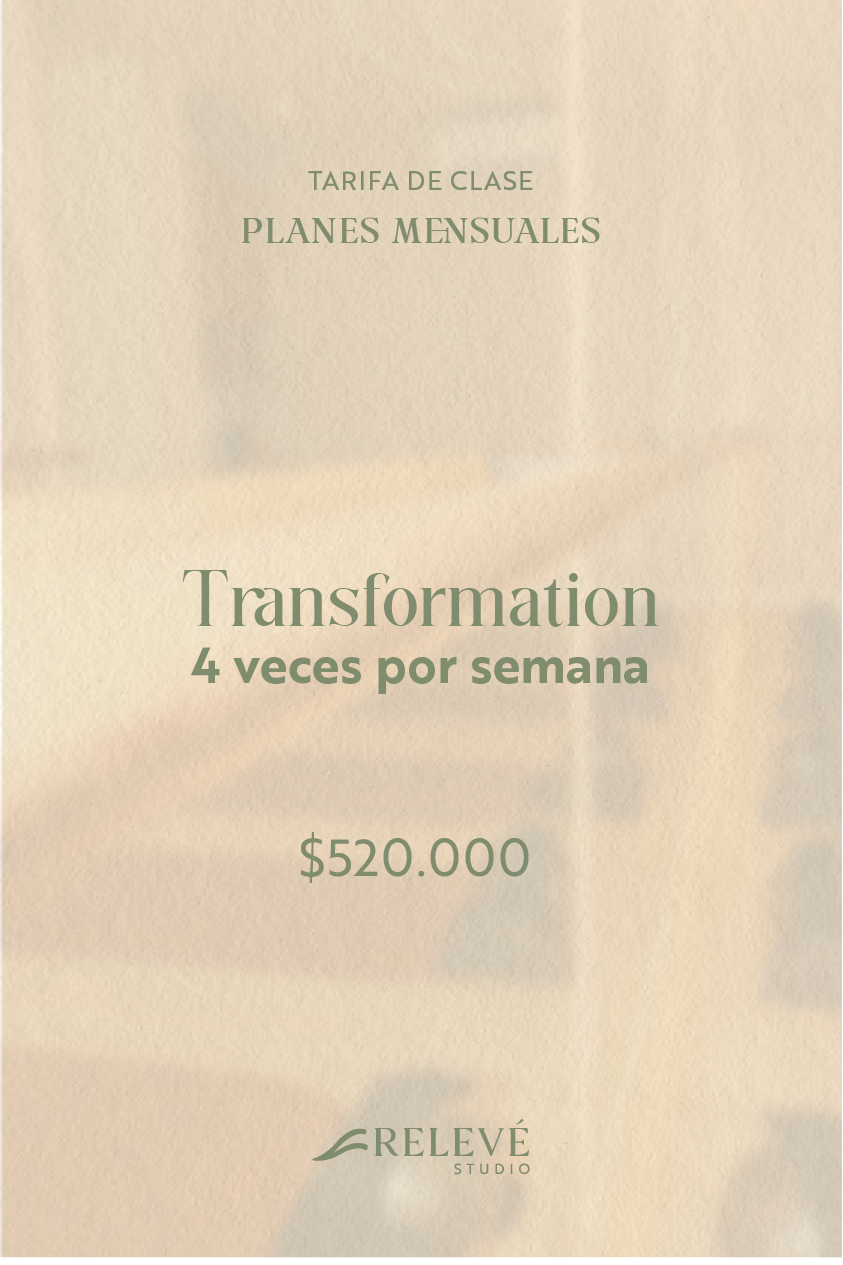 Plan Transformation — 4 veces por semana