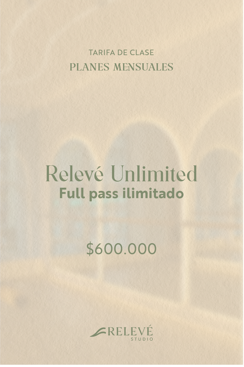 Relevé Unlimited — Full Pass Ilimitado