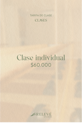 Clase Individual — Barre & Pilates
